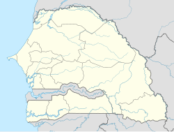 蒂瓦瓦内在塞内加尔的位置