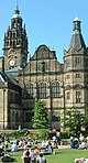Sheffield Town Hall and the Peace Gardens