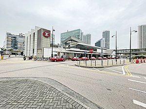 东涌站大厅建筑外观（2021年3月）
