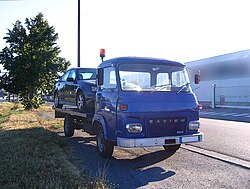 Front view (from the right) of the truck.