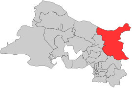 Situation of the canton of Trets in the department of Bouches-du-Rhône