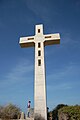 Cross at the very clifftop of the Pointe des Châteaux