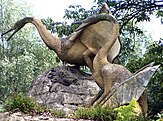 Cimoliopterus models in Crystal Palace Park