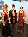 Male and Female folk dress, Banat and Srem regions, late 19th century, Belgrade Ethnographic museum.