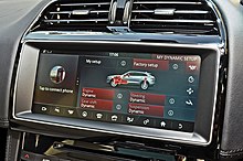 Vehicle dynamics settings interface