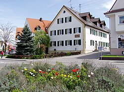 Market square in Fischach