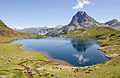 Image 25Lac Gentau in the Ossau Valley of the Pyrenees, France (from Lake)