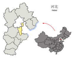 廊坊市在河北省的地理位置