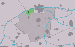 Location in Dantumadiel municipality