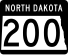 North Dakota route marker