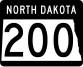 North Dakota route marker