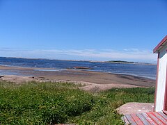 Gulf of St. Lawrence, mouth of the Little Natashquan River, offshore, the Joncas Island lighthouse[24][25]