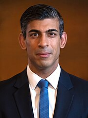 A close-up photograph of Rishi Sunak