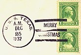 Mail from the U.S.S. Texas
