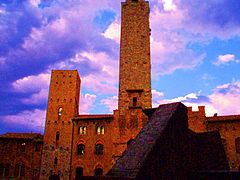 Towers in San Gimignano, Italy