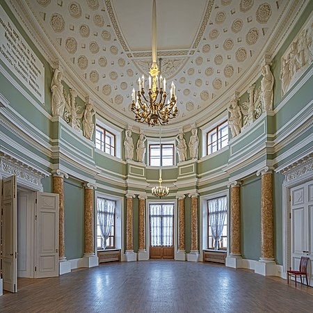 内观位于俄罗斯圣彼得堡的米哈伊洛夫宫。
