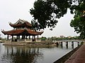 越南北宁省慈山县李八帝殿的水榭