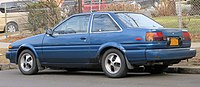 1985–1987 Corolla Levin taillights on the 1985–1987 Corolla Sport SR5 coupé (US)