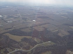 Countryside in southwestern Liberty Township