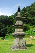 南原实相寺百丈庵三层石塔