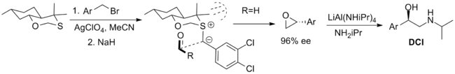 chiral oxathiane reagent for the Johnson–Corey–Chaykovsky reaction