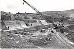 Construction of Bukan Dam 1967