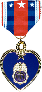 Image of the DEA Purple Heart Award