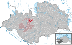 霍尔特在路德维希斯卢斯特-帕尔希姆县的位置