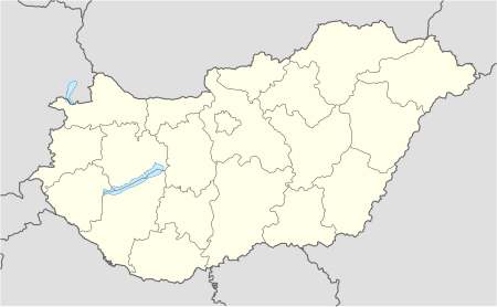 Location of teams in 2021–22 Nemzeti Bajnokság I
