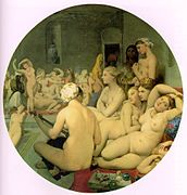 《土耳其浴女》（The Turkish Bath），1862年，收藏于卢浮宫