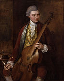 Portrait of the Composer Carl Friedrich Abel with his Viola da Gamba (c. 1765), National Portrait Gallery