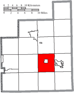 Location of Burton Township in Geauga County