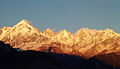 Panchchuli Peaks at Sunset, near Munsyari