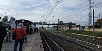 View (direction — to Borodino) of north-west side of the station 2018