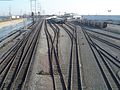 Image 8Yard for Amtrak equipment, located next to the Los Angeles River. The two tracks on the left are the mainline. (from Rail yard)