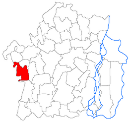 Location in Brăila County
