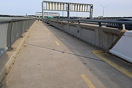 DC–MD boundary on the Woodrow Wilson Bridge