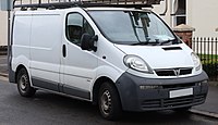 Pre-facelift Vauxhall Vivaro (2004)