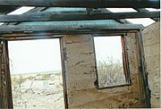 Inside the Agua Caliente a shack.