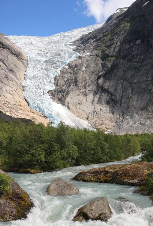 Meltwater from Briksdalsbreen, at edge of Jostedal ice sheet