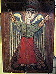 17th century Coptic icon of an Archangel, Athens