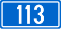 D113 state road shield