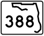 State Road 388 marker