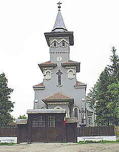 Greek-Catholic Church in Bocșa, where the mausoleum of Simion Bărnuțiu is located.