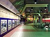 The mezzanine level at Westlake/MacArthur Park station