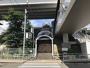 车站入口(2018年6月)