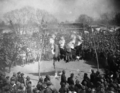 Image 3A veil-burning ceremony in Andijan on International Women's Day in 1927. (from International Women's Day)