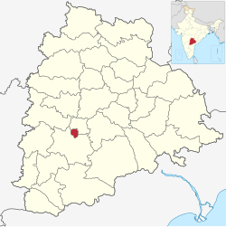 海得拉巴县在特伦甘纳邦的位置