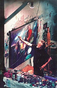 John Howley in his studio