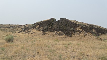 Lava flow in southeastern Shale Butte WSA